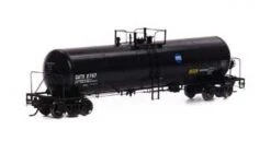 Athearn Genesis G40163 HO Scale GATC 20,000 Gal Tank Car Black GATX 27117
