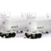 Athearn Genesis G40172 HO Scale GATC 20,000 Gal Tank Car White GATX 3 Pack
