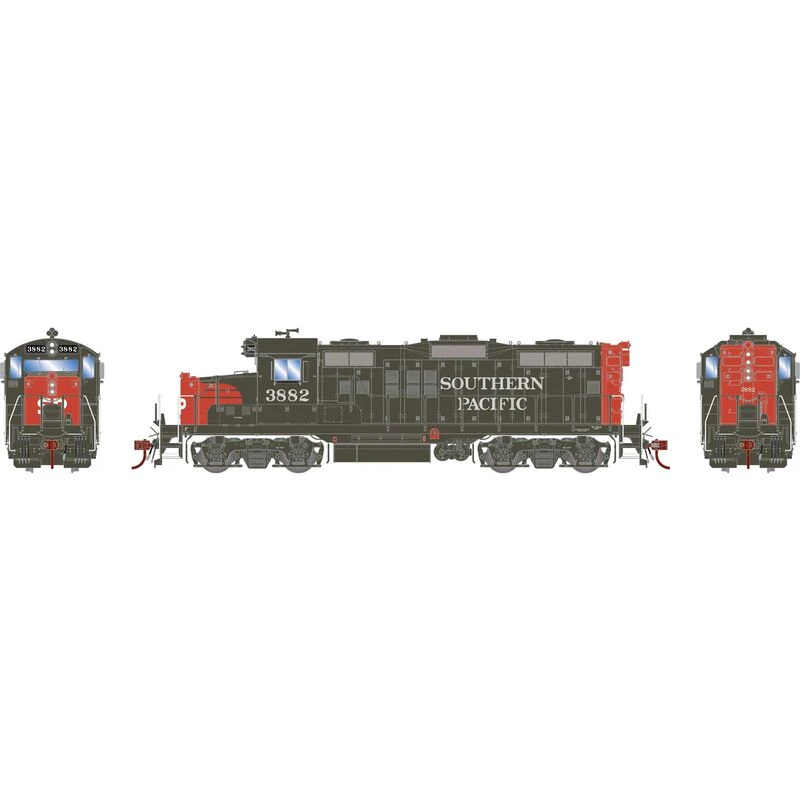 Athearn Genesis G82827 HO Scale EMD GP9 Southern Pacific SP Phase III 3882 DCC Sound 2 Athearn Genesis G82827 HO Scale EMD GP9 Southern Pacific SP Phase III 3882 DCC Sound - Image 2