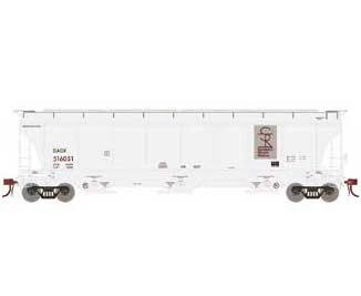 Athearn Genesis G89944 HO Scale Trinity 3 Bay Covered Hopper Ex-SIRX GACX 516051 1 Athearn Genesis G89944 HO Scale Trinity 3 Bay Covered Hopper Ex-SIRX GACX 516051