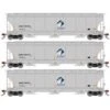 Athearn Genesis G89985 HO Scale Trinity 3 Bay Covered Hopper ADMX 3 Pack #2