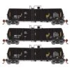 Athearn RTR 16407 HO Scale 16k Clay Slurry Tank Car Amoco AMOX 3 Pack