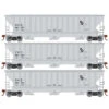 Athearn RTR 22269 HO Scale PS 4740 Covered Hopper Chesapeake & Ohio C&O 3-Pack