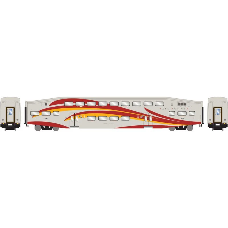 Athearn RTR 29713 HO Scale Bombardier Coach New Mexico Railrunner NMRX 1001 2 Athearn RTR 29713 HO Scale Bombardier Coach New Mexico Railrunner NMRX 1001 - Image 2