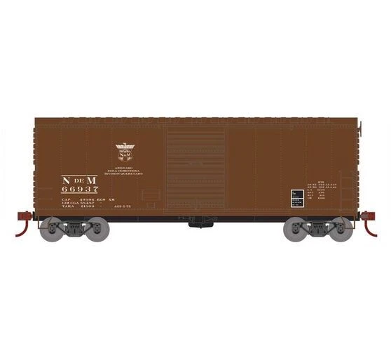 Athearn RTR 67978 HO Scale 40' Modernized Boxcar Nacionales De Mexico NdeM 66937 1 Athearn RTR 67978 HO Scale 40' Modernized Boxcar Nacionales De Mexico NdeM 66937