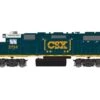 Athearn RTR 72201 HO Scale EMD GP38-2 CSX 2754 Sound-Ready W/ Speaker