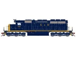Athearn RTR 73641 HO Scale EMD SD40 Chesapeake & Ohio C&O 7459 DC