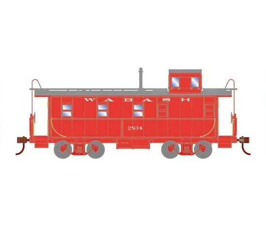 Athearn RTR 74033 HO Scale Cupola Caboose Wabash WAB 2834 1 Athearn RTR 74033 HO Scale Cupola Caboose Wabash WAB 2834