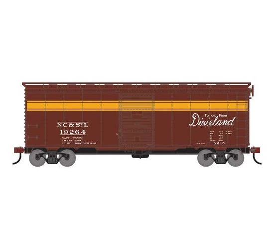 Athearn RTR 75341 HO Scale 40' Single Door Boxcar NC&STL 19264 1 Athearn RTR 75341 HO Scale 40' Single Door Boxcar NC&STL 19264