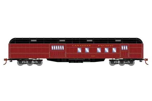 Athearn RTR 88225 HO Scale Heavyweight RPO Passenger Car Canadian Pacific 3837 1 Athearn RTR 88225 HO Scale Heavyweight RPO Passenger Car Canadian Pacific 3837