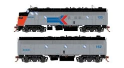 Athearn Genesis ATHG19594 HO EMD FP7A-F7B, Standard DC, Amtrak #120, #162
