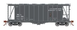 Athearn Genesis ATHG87475 HO GATC 2600 Airslide Hopper, Seaboard Coast Line #747117