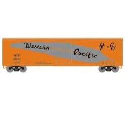 Athearn Roundhouse 15102 HO Scale 50' PS-1 Single Sliding Door Boxcar Western Pacific WP 3021